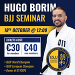Hugo Borim BJJ Seminar - 18th October 2025 @ 12:00