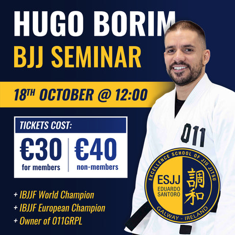Hugo Borim BJJ Seminar - 18th October 2025 @ 12:00