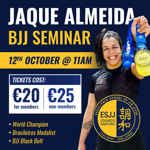 Jaque Almeida BJJ Seminar - 12th October 2025 @ 11:00